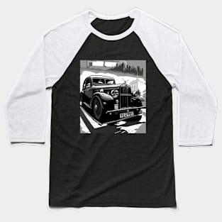black and white car illustrations Baseball T-Shirt